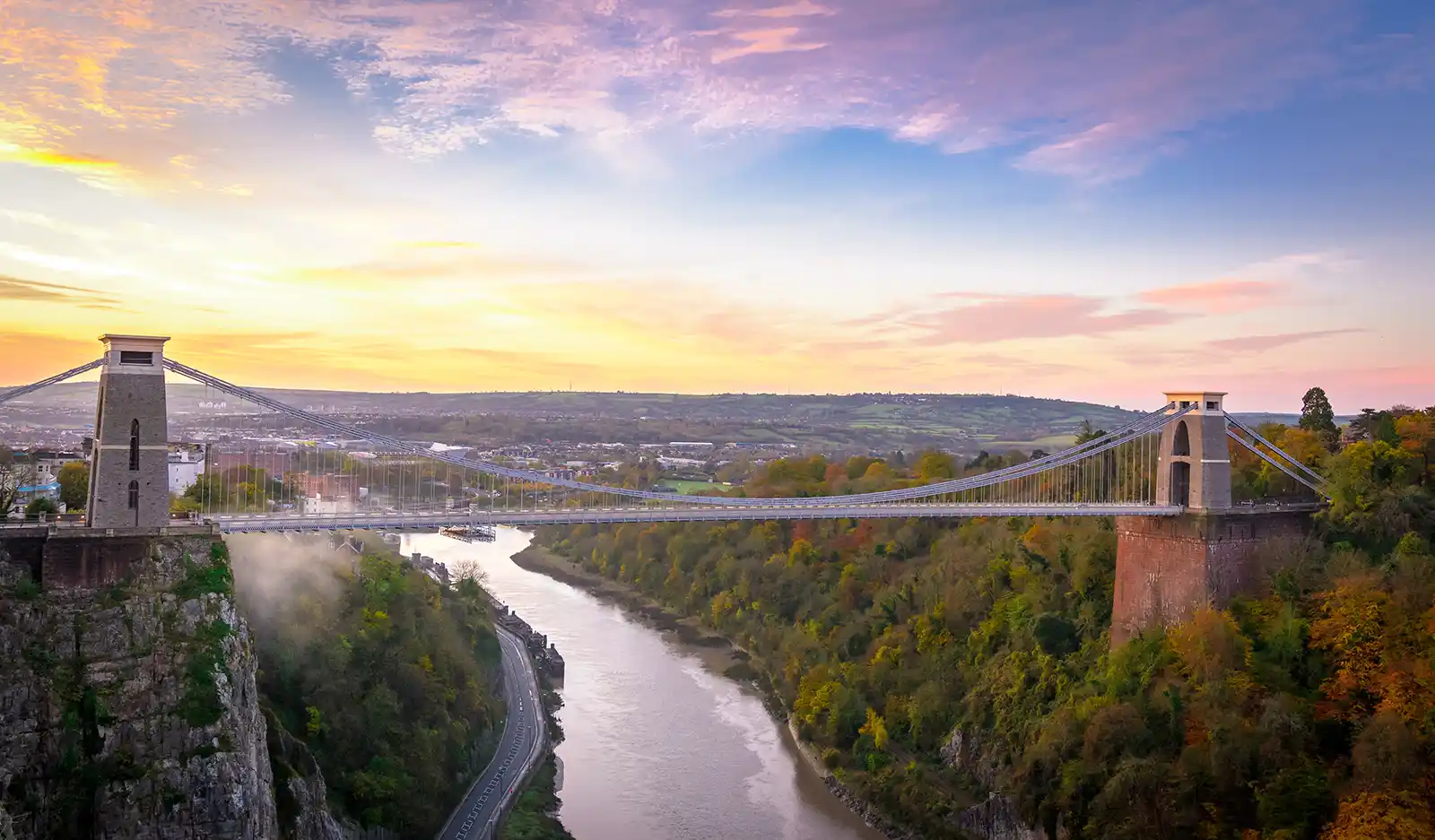 Aerial view of Clifton Down in Bristol representing UK wide removals from Plymouth by SDS Man and Van